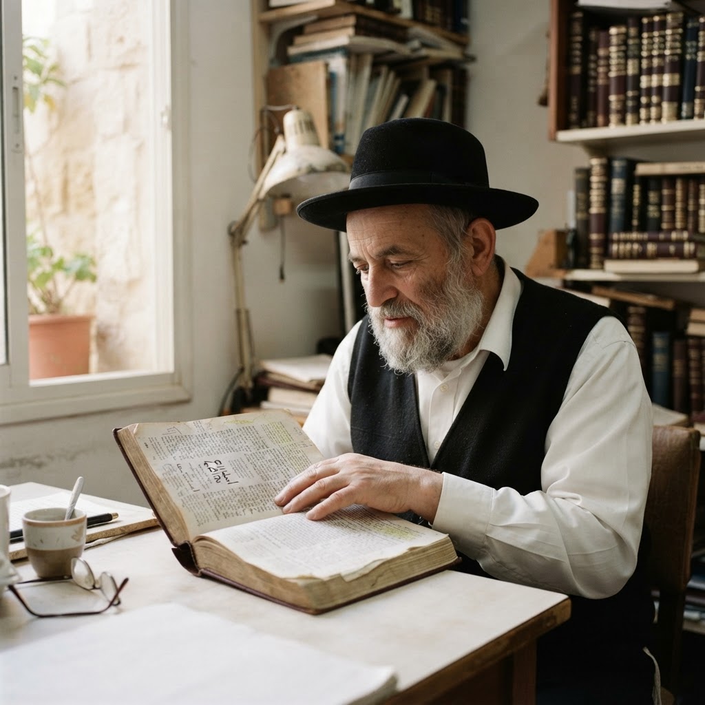 אדם לומד תורה בינה מלאכותית